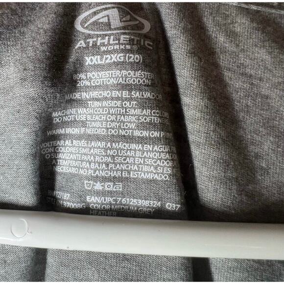 Women’s Plus Size Gray “No Bad Days” Short Sleeve V-Neck Size 2X - Picture 4 of 4